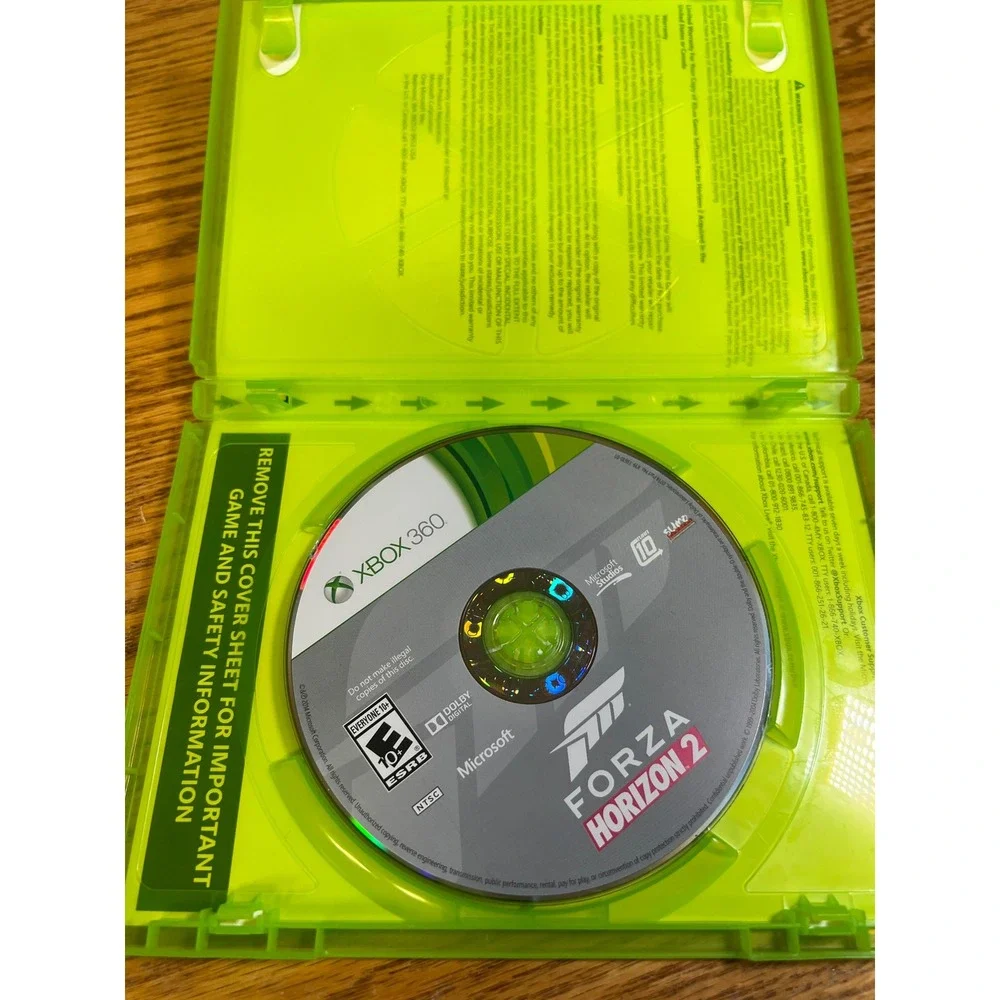 Forza Horizon 2 Microsoft Xbox 360 Racing Game 2014 NTSC Kinect Supported